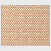 Colorful Zigzag Chevron Pattern Cadeaupapier (Vlak)