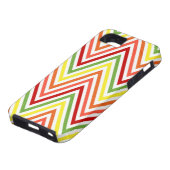 Colorful Zigzag Chevron Pattern Case-Mate iPhone Case (Onderkant)