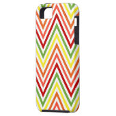 Colorful Zigzag Chevron Pattern Case-Mate iPhone Case (Achterkant Links)
