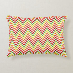Colorful Zigzag Chevron Pattern Decoratief Kussen