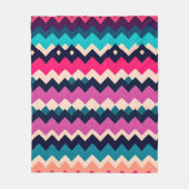 Colorful Zigzag Chevron Pattern Fleece Deken (Voorkant)