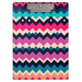 Colorful Zigzag Chevron Pattern Klembord (Voorkant)