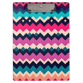 Colorful Zigzag Chevron Pattern Klembord