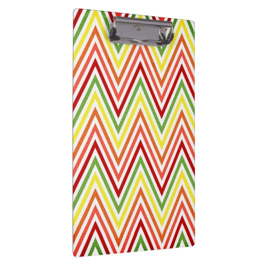 Colorful Zigzag Chevron Pattern Klembord (Rechts)