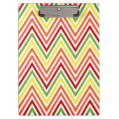 Colorful Zigzag Chevron Pattern Klembord (Voorkant)