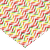 Colorful Zigzag Chevron Pattern Korte Tafelloper (Hoek)