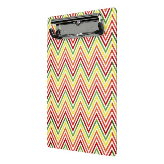 Colorful Zigzag Chevron Pattern Mini Klembord (Angled2)