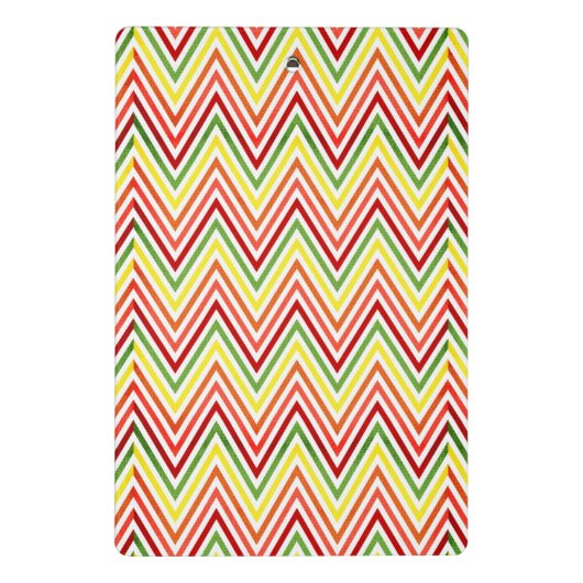 Colorful Zigzag Chevron Pattern Mini Klembord (Achterkant)