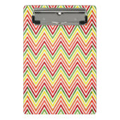 Colorful Zigzag Chevron Pattern Mini Klembord (Voorkant)