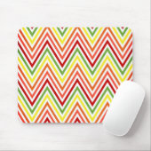 Colorful Zigzag Chevron Pattern Muismat (Met muis)