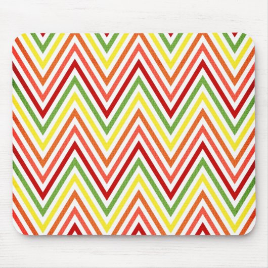 Colorful Zigzag Chevron Pattern Muismat (Voorkant)