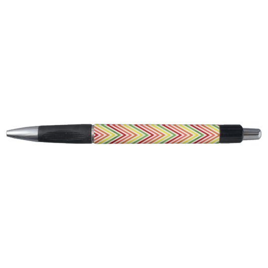 Colorful Zigzag Chevron Pattern Pen (Voorkant)