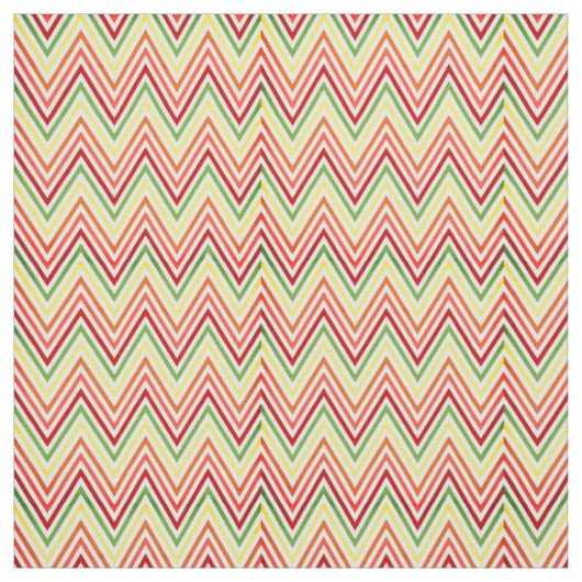 Colorful Zigzag Chevron Pattern Stof (Swatch)