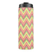 Colorful Zigzag Chevron Pattern Thermosbeker (Voorkant)
