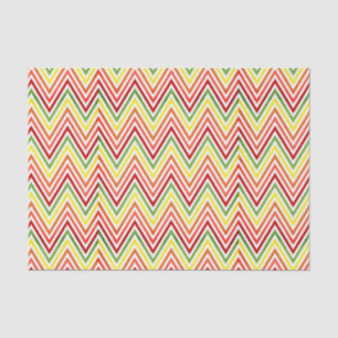 Colorful Zigzag Chevron Pattern Tissuepapier