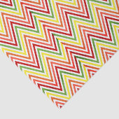 Colorful Zigzag Chevron Pattern Tissuepapier (Detail)