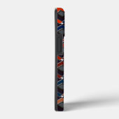 Colorful zigzag Karo-steps Case-Mate iPhone Case (Achterkant / Rechts)