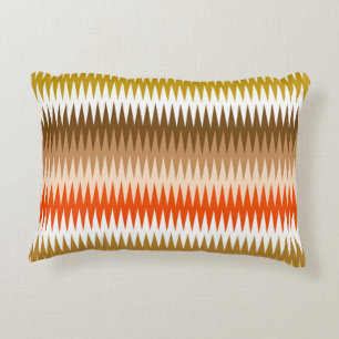 COLORFUL Zigzag Multicolor Patroon Accent Kussen
