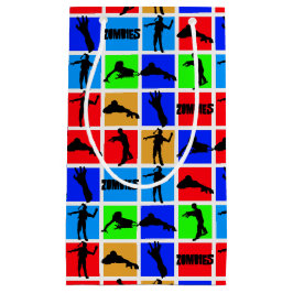 Colorful Zombies Pattern Klein Cadeauzakje