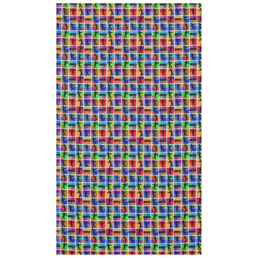 Colorful Zombies Pattern Tafelkleed (Voorkant)