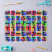 Colorful Zombies Pattern Tissuepapier (Craft)