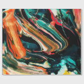 ColorfulFunky Abstracte achtergrond Cadeaupapier (Vlak)