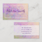 Colorfull Background Design Business Card Visitekaartje (Voorkant / Achterkant)