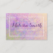 Colorfull Background Design Business Card Visitekaartje (Voorkant)