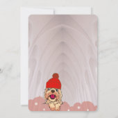 Colorfull Cute Illustrated Dog Birthday Kaart (Achterkant)