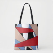 Colorfull geometrie tote bag (Voorkant)