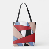 Colorfull geometrie tote bag (Achterkant)