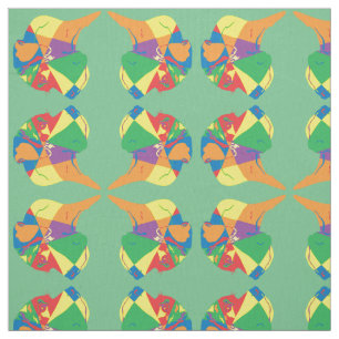 Colorfull Great Dane Stof