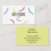 Colorfull Lash Extension visitekaartje (Voorkant / Achterkant)