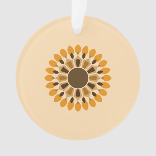 COLORFULL MODERN FLOWER GIFT DAUGHTER SISTER MOM ORNAMENT (voorkant)