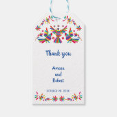 COLORFULL OTOMI MEXICAN CADEAULABEL (Voorkant)