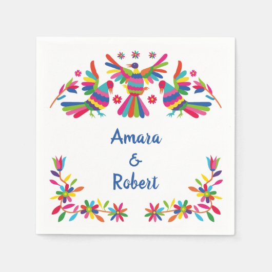 COLORFULL OTOMI MEXICAN SERVET (Voorkant)