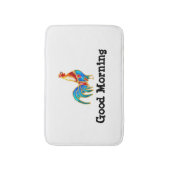 colorfull Rooster Goedemorgen Badmat (Voorkant Verticaal)