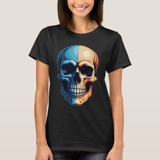Colorfull Skull T-shirt (Voorkant)