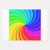 Colorfulm Pinwheel Inpakpapier Vel (Voorkant 3)