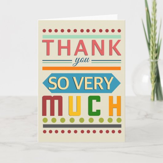 Colorgrafie Bedankt (Voorkant)