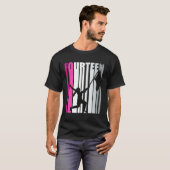 Colorguard 14th Marching Band Vlaggen T-shirt (Voorkant volledig)