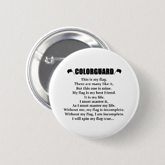 Colorguard Cadence Button (Voorkant /achterkant)
