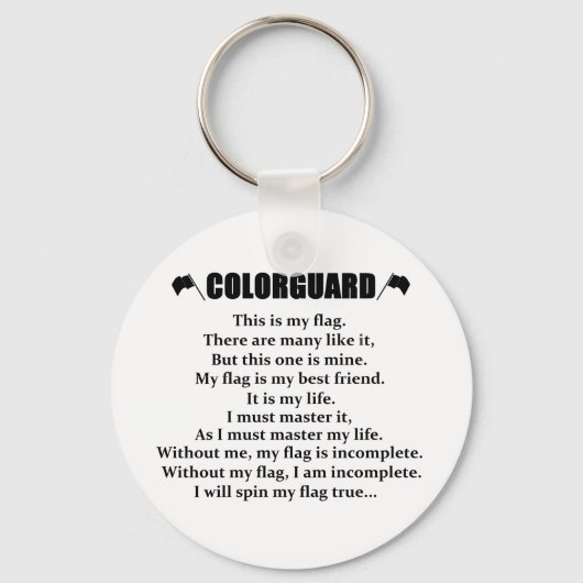 Colorguard Cadence Sleutelhanger (Voorkant)
