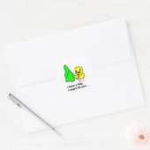 Colorguard Duck Ronde Sticker (Envelop)