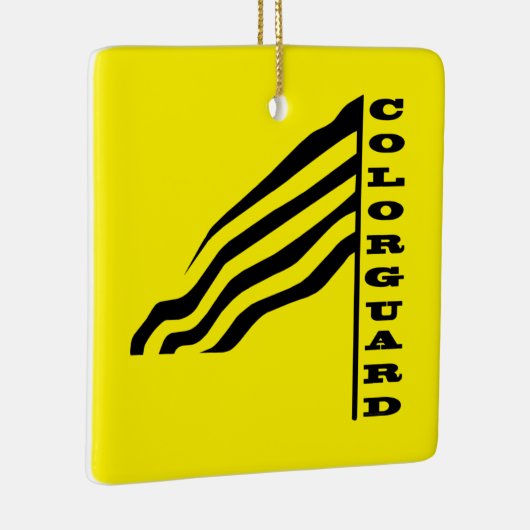 Colorguard Flag Ceramic Ornament (Rechts)