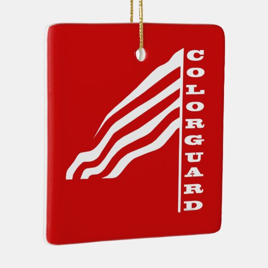 Colorguard Flag Keramisch Ornament (Rechts)