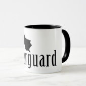 Colorguard Flag Text Mok (Voorkant rechts)