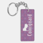 Colorguard Flag Text Sleutelhanger (Voorkant Links)