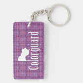 Colorguard Flag Text Sleutelhanger (achterkant)