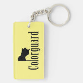 Colorguard Flag Text Sleutelhanger (achterkant)